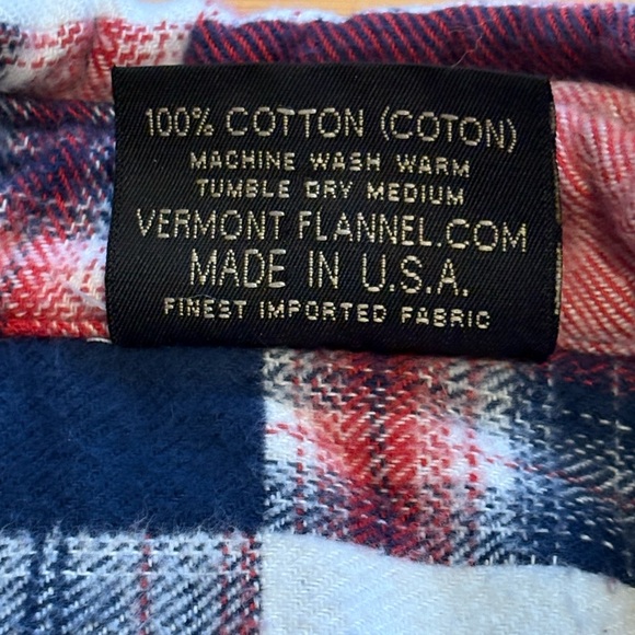 The Vermont Flannel Co. Heavyweight Patchwork Flannel Shirt Jacket — Made in USA - Picture 6 of 7